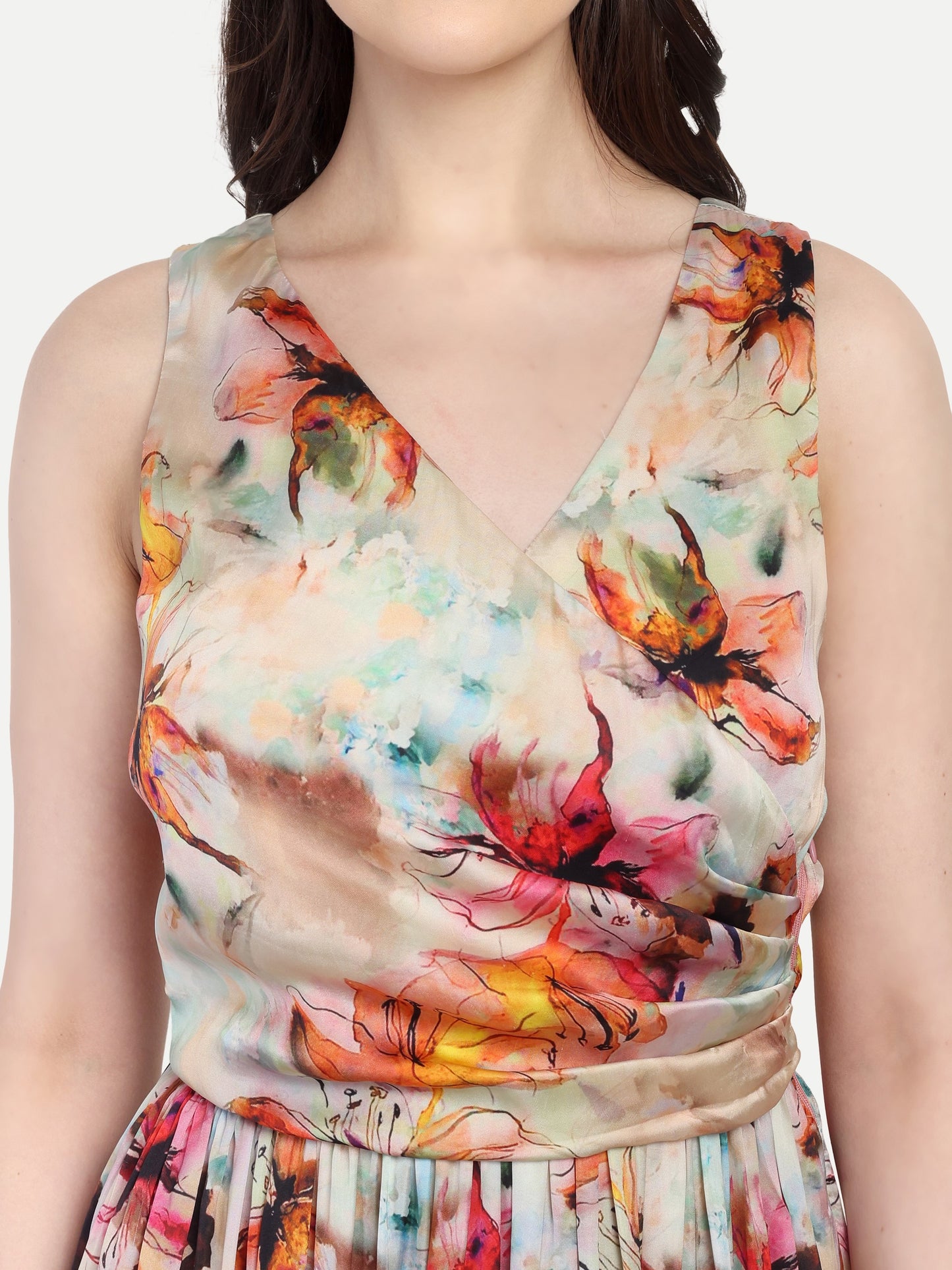 Marrie Dress women’s modal satin dress with elegant modern styling