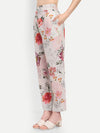 Women’s floral Lelo pants with straight fit and comfortable stylish design
