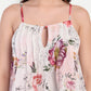 Women’s floral Lelo top CB set with sleeveless top and matching shorts