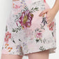 Women’s floral Lelo top CB set with sleeveless top and matching shorts