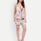 Women’s floral Lelo top CB set with sleeveless top and matching shorts