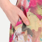 Women’s floral print sleeveless Suku midi dress with flared fit