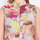 Women’s floral print sleeveless Suku midi dress with flared fit