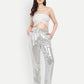 Jeena Pant women’s sequin bottomwear with stylish comfortable fit