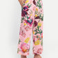 Luxury women’s pink floral Neno wide leg pants with elegant flowy silhouette and premium design