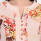 Women’s floral Natia top CB set with long sleeve top and matching pants