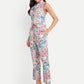 Women’s floral Sito jacket CB set with sleeveless jacket and matching pants