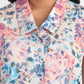 Women’s floral Sito sleeveless jacket with tailored fit and modern stylish design
