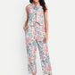Women’s multicolor floral Sito pants with straight fit and comfortable design