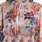 Women’s floral Pouline dress with long sleeves, flowy maxi fit and elegant stylish design