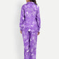 Women’s purple printed Jaila shirt with long sleeves and relaxed stylish fit