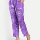 Women’s purple printed Jaila shirt with long sleeves and relaxed stylish fit